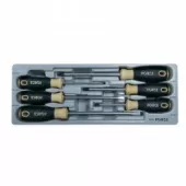 Набор отверток магнитных Rock Force RF-2068 в лотке Набор отверток магнитных Profi 6пр. в лотке Rock Force RF-2068