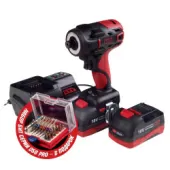 Аккумуляторный шуруповерт MIGHTY SEVEN DS-201AP, 18 В, 4 предмета, кейс, в комплекте набор бит