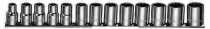 S05H4113S Набор головок торцевых 12-гранных MAXI-DRIVE 1/2"DR на держателе, 10-24 мм, 13 предметов