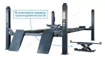 Подъемник 4х-стоечный 5т 380В серый NORDBERG 4450G для сход-развала c ручной траверсой 3т