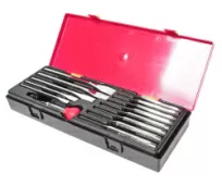 Набор выколоток и зубил с кернером JTC K8141 (14 предметов в кейсе) 