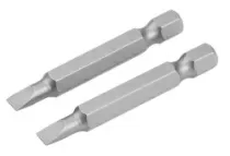 Набор вставок (бит) торцевых 1/4" Slotted 6,5х1,2 мм 50 мм 2 предмета TOLSEN TT20307