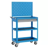 Инструментальная тележка с перфорированной панелью Верстакофф ® PLC МT3.H950.В.М.Р