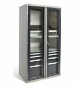 Шкаф инструментальный ДиКом ВС-055 с дверьми с окнами