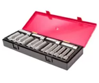 Набор головок торцевых 6-ти гранных глубоких JTC K4171 (1/2", 10-32 мм, 17 предметов в кейсе) 