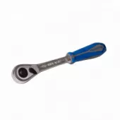 Трещотка KING TONY 4773-10GS, 1/2", 250 мм, 90 зубцов, флажковая с кнопкой