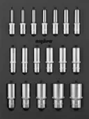 Набор головок торцевых глубоких Ombra OMT18STE, 1/2" DR