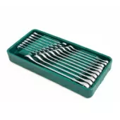 Набор инструмента ROSSVIK LST018 (ключи комбинированные), ложемент, 18 предметов