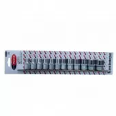 Набор головок 12пр. на планке Rock Force RF-4121-9