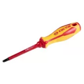 Отвертка комбинированная Slotted/Phillips №2, 100 мм, диэлектрическая KING TONY 147E0204 Отвертка комбинированная Slotted/Phillips №2, 100 мм, диэлектрическая KING TONY 147E0204