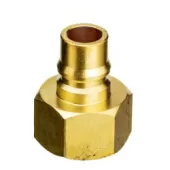 GARWIN PRO 808211-12 Пневморазъём металлический высокой пропускной способности "папа" - внутренняя резьба 1/2", латунь