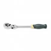 Трещотка реверсивная шарнирная с резиновой ручкой 3/8'' Rock Force RF-802318