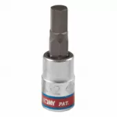KING TONY Насадка (бита) торцевая 1/4", Hex, 7/32", L = 37 мм