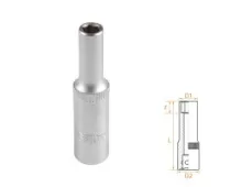 Головка торцевая глубокая шестигранная 1/4" 5 мм AFFIX AF00120005