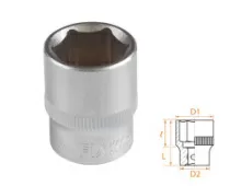 Головка торцевая стандартная шестигранная 3/8" 17 мм AFFIX AF00030017