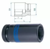 Головка торцевая ударная глубокая шестигранная KING TONY, 1", 35-70 мм