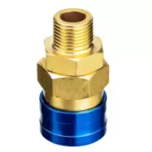 GARWIN PRO 808215-34 Пневморазъём металлический высокой пропускной способности "мама" - наружная резьба 3/4", латунь
