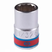 Головка торцевая стандартная двенадцатигранная KING TONY 433019S, 1/2", 19/32", дюймовая