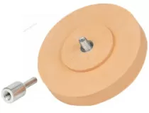 Диск зачистной резиновый 100 мм для удаления скотча и остатков клея с адаптером NORDBERG DR100