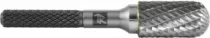 Thorvik TRRBC12250670-2 2 Борфреза твердосплавная цилиндрическая с радиусным торцом, тип C, 12 мм, двойная насечка, в боксе