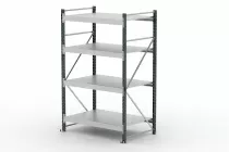 Стеллаж TITAN 1800х800х2500h Ferrum 05.Т18.08.25- (черный)