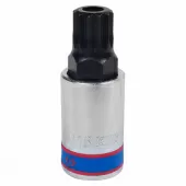 Насадка (бита) торцевая 1/2", SPLINE, M16, L = 66 мм, с отверстием KING TONY 402B16