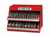 Стенд с торцевыми головками KING TONY 4572SR, 1/2", 5/16"-1&1/4", серия 4335S, 136 предметов