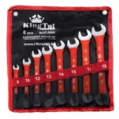 Набор ключей комбинированных 8пр. на полотне KingTul kraft KT-3008k