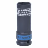 Головка торцевая ударная глубокая 1/2", 21 мм, тонкостенная KING TONY 441521M