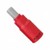Торцевая насадка (бита) диэлектрическая KING TONY 3/8", HEX H4, 65 мм, 3025VE**