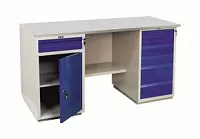 Верстак слесарный двухтумбовый WD-2 + WD-5 без экрана