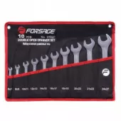 Набор ключей рожковых 10пр. на полотне Forsage F-5102P