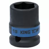 Головка торцевая ударная шестигранная 1/2", 19 мм KING TONY 453519M Головка торцевая ударная шестигранная 1/2", 19 мм KING TONY 453519M