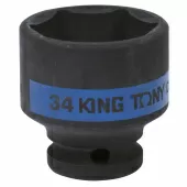 Головка торцевая ударная шестигранная 1/2", 34 мм KING TONY 453534M