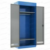 Шкаф металлический для хранения одежды KronVuz Box 1020-10 (RAL 5005/7012)
