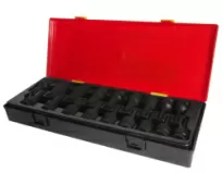 Набор головок торцевых ударных JTC K4181 (1/2", 60 мм, 18 предметов в кейсе) 