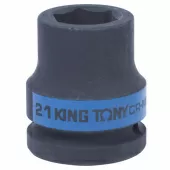 Головка торцевая ударная шестигранная 3/4", 21 мм KING TONY 653521M