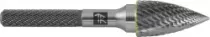 Thorvik TRRBG10200665-2  Борфреза твердосплавная гиперболическая с заостренным концом, тип G, 10 мм, двойная насечка, в боксе