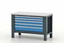 Верстак двухтумбовый Premium Ferrum 11.319 (синий)