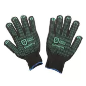 GARWIN PRO PGT-020 Перчатки 10 класс (6) с ПВХ, черные GARWIN PRO