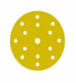 GOLD  диск на бумажной основе, оксид алюминия Ø150мм, Р120, липучка 15 отв.