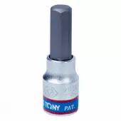Насадка (бита) торцевая 1/4", HEX, 7 мм, L = 37 мм KING TONY 203507