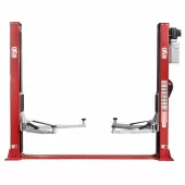 Двухстоечный подъемник ATIS V240E (4т, красный) электрическое управление стопорами на одной колонне Двухстоечный подъемник ATIS V240E (4т, красный) электрическое управление стопорами на одной колонне