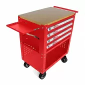 Тележка инструментальная 4-полочная FORCEKRAFT FK-1141374R