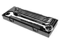 Набор ключей комбинированных с зеркальной полировкой JTC K6085 (24-32 мм, 8 предметов в кейсе)