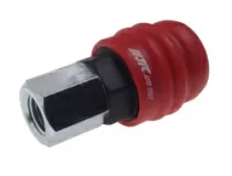 Переходник для компрессора F1/4" быстросъемный внутренняя резьба композитный двухрежимный JTC