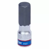 Насадка (бита) торцевая 1/4", HEX, 10 мм, L = 37 мм KING TONY 203510