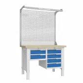 Верстак слесарный с двойным экраном и подсветкой Верстакофф CTR 1202.S14.3-2F
