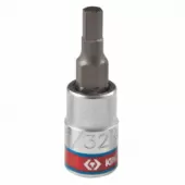 KING TONY Насадка (бита) торцевая 1/4", Hex, 5/32", L = 37 мм