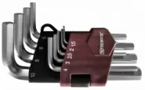 Набор ключей торцевых шестигранных коротких HKS9S, H1.5-H10